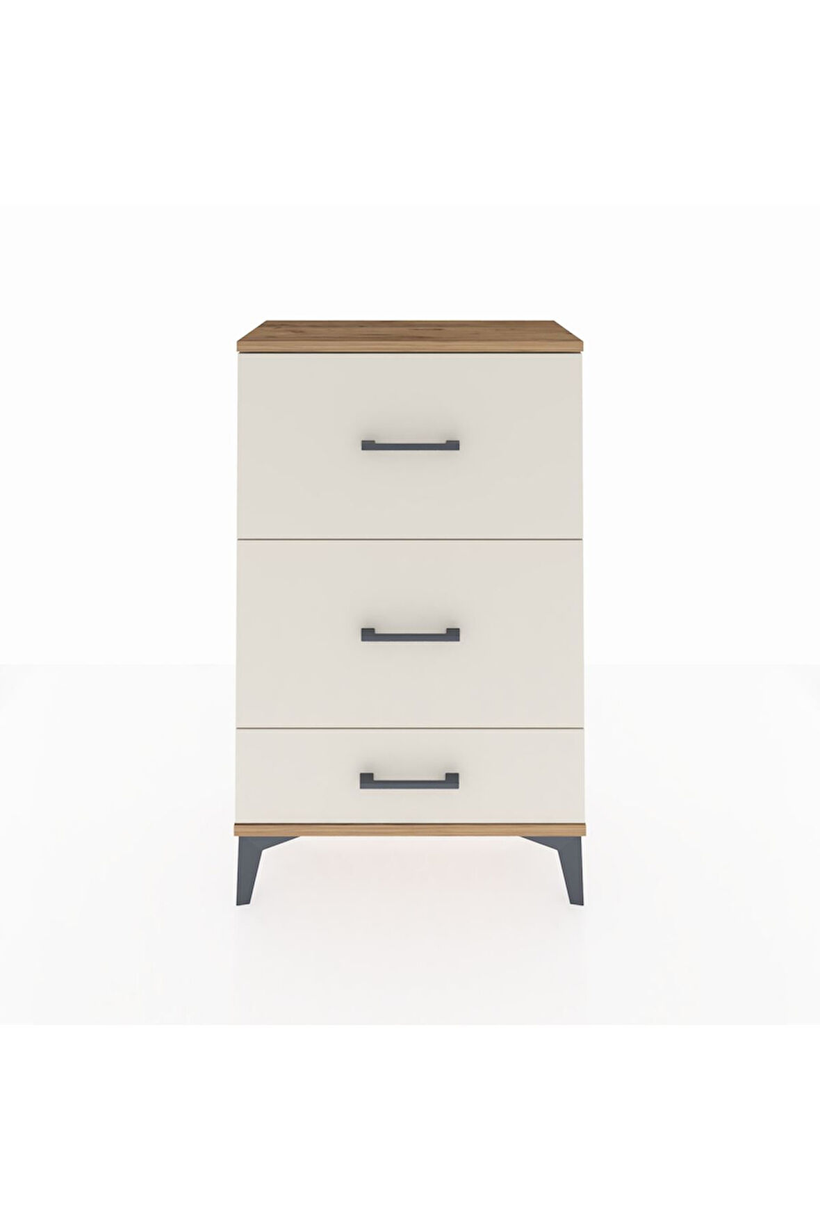 Arges Komodin 3 Çekmeceli 60x30x96 Çam-Aytaşı