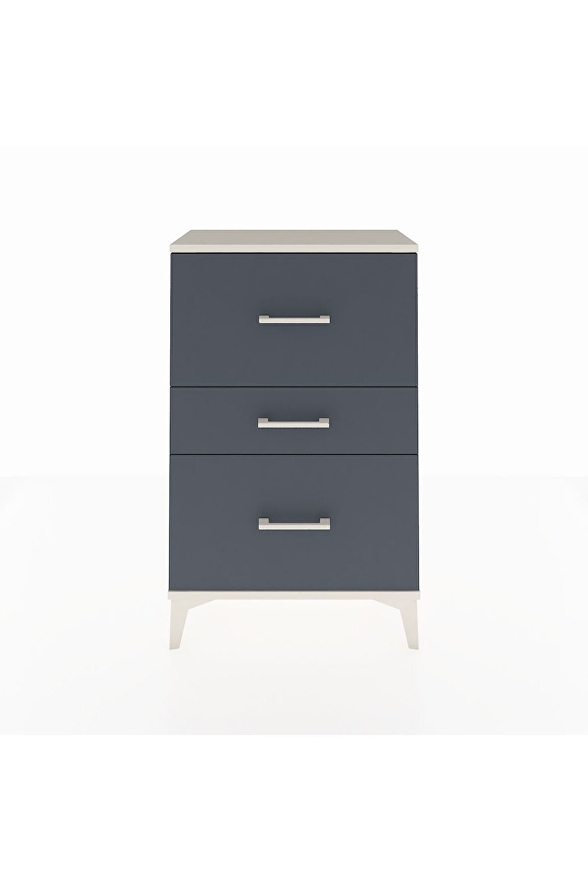 Arges Komodin 3 Çekmeceli 60x30x96 Aytaşı-Antrasit