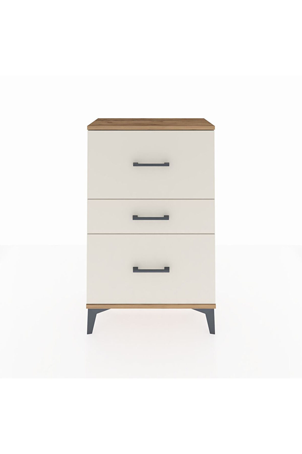 Arges Komodin 3 Çekmeceli 60x30x96 Çam-Aytaşı