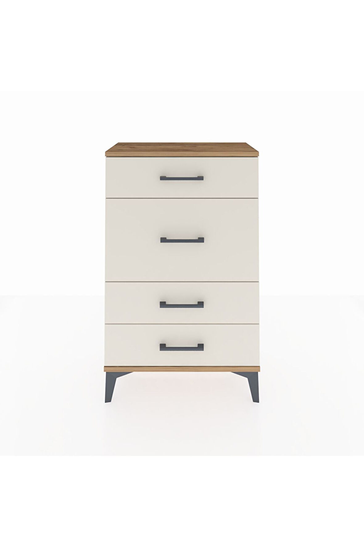 Arges Komodin 4 Çekmeceli 60x30x96 Çam-Aytaşı