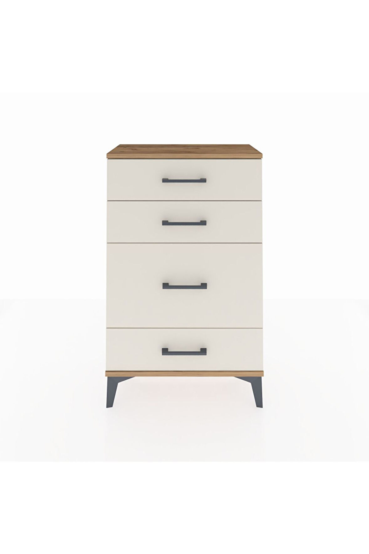 Arges Komodin 4 Çekmeceli 60x30x96 Çam-Aytaşı