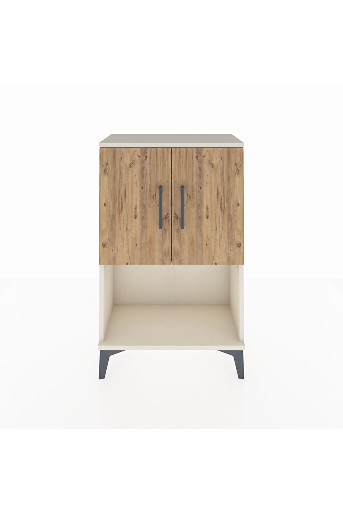Arges Komodin 2 Raflı 2 Kapaklı 60x30x96 Aytaşı-Çam