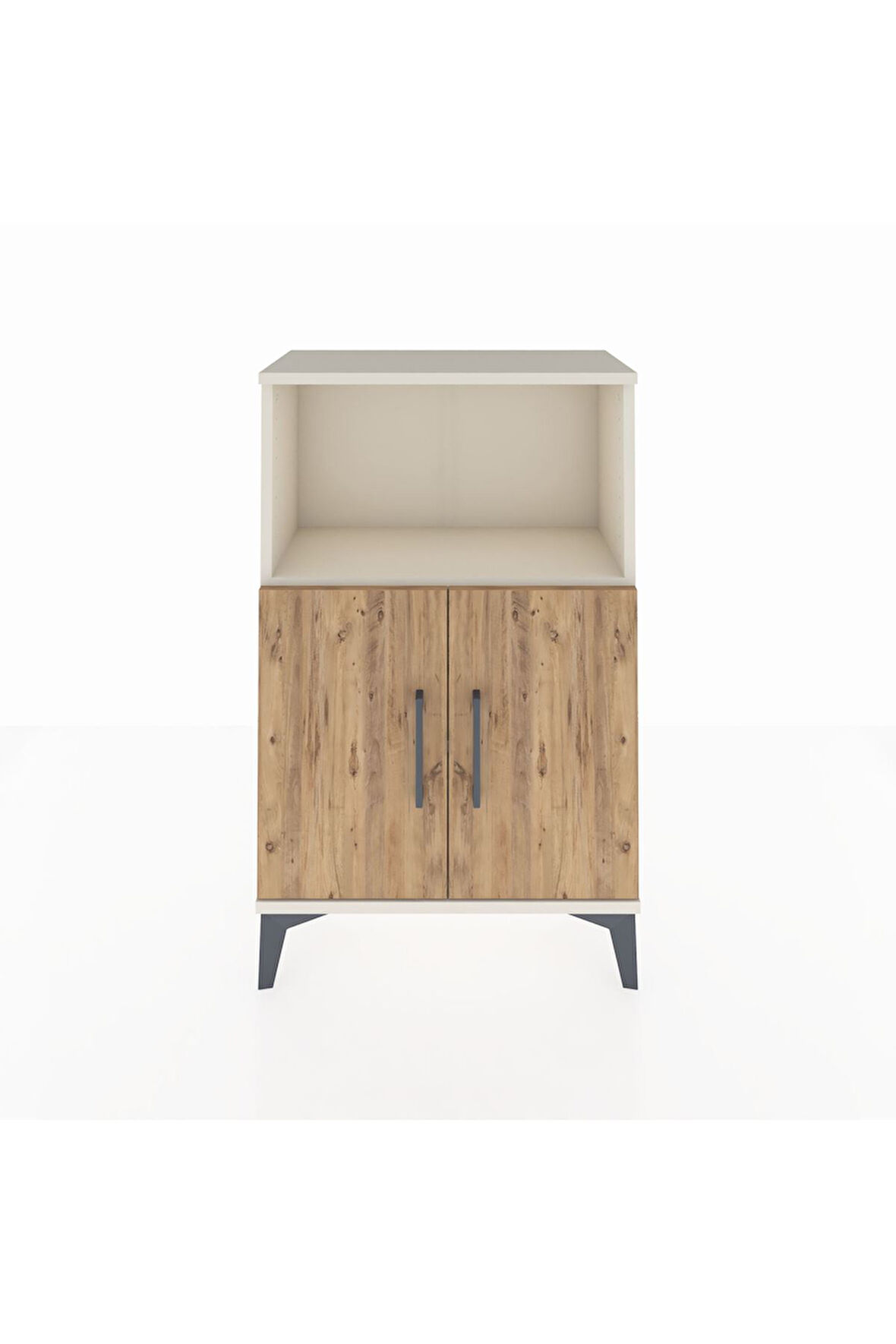 Arges Komodin 2 Raflı 2 Kapaklı 60x30x96 Aytaşı-Çam