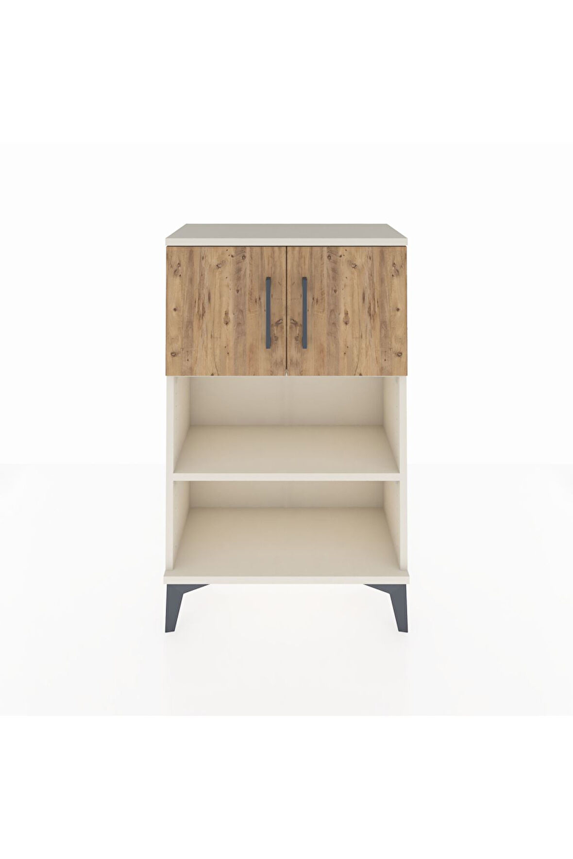 Arges Komodin 2 Raflı 2 Kapaklı 60x30x96 Aytaşı-Çam