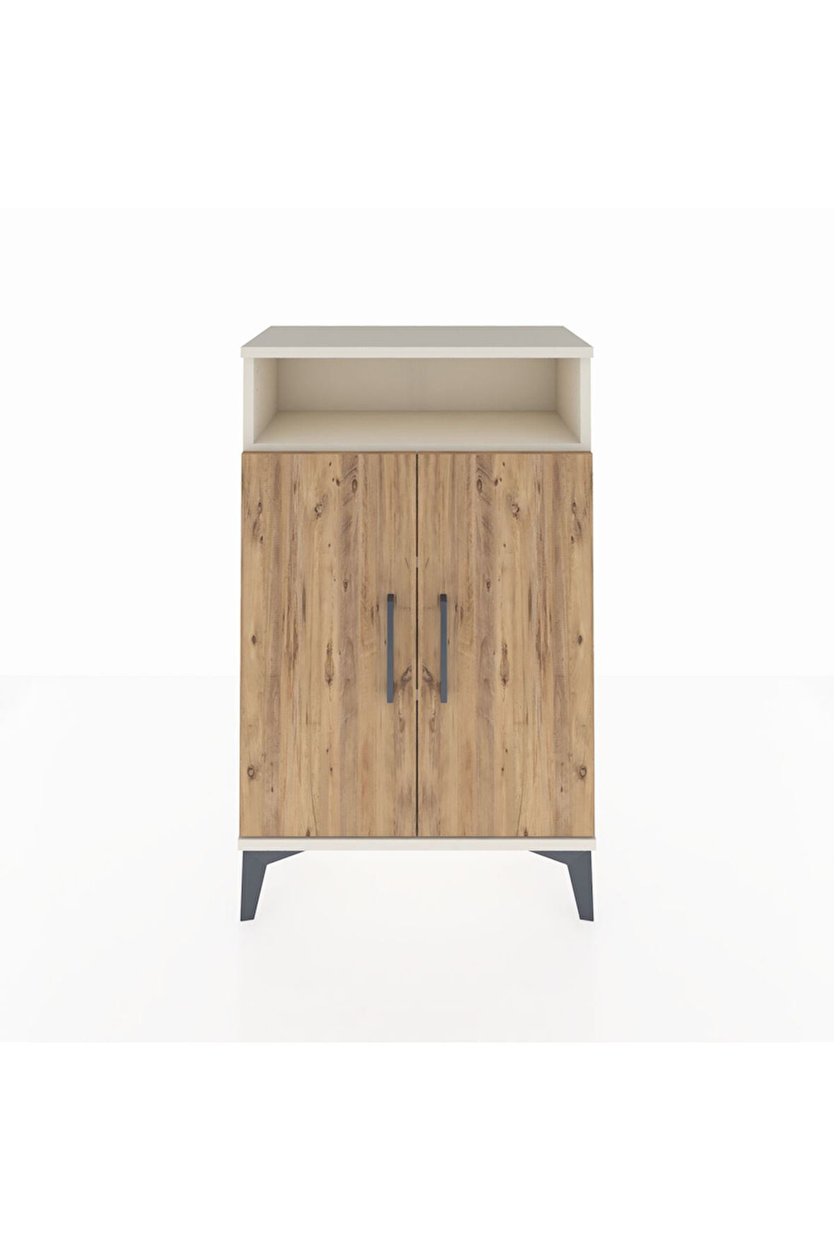 Arges Komodin 3 Raflı 2 Kapaklı 60x30x96 Aytaşı-Çam