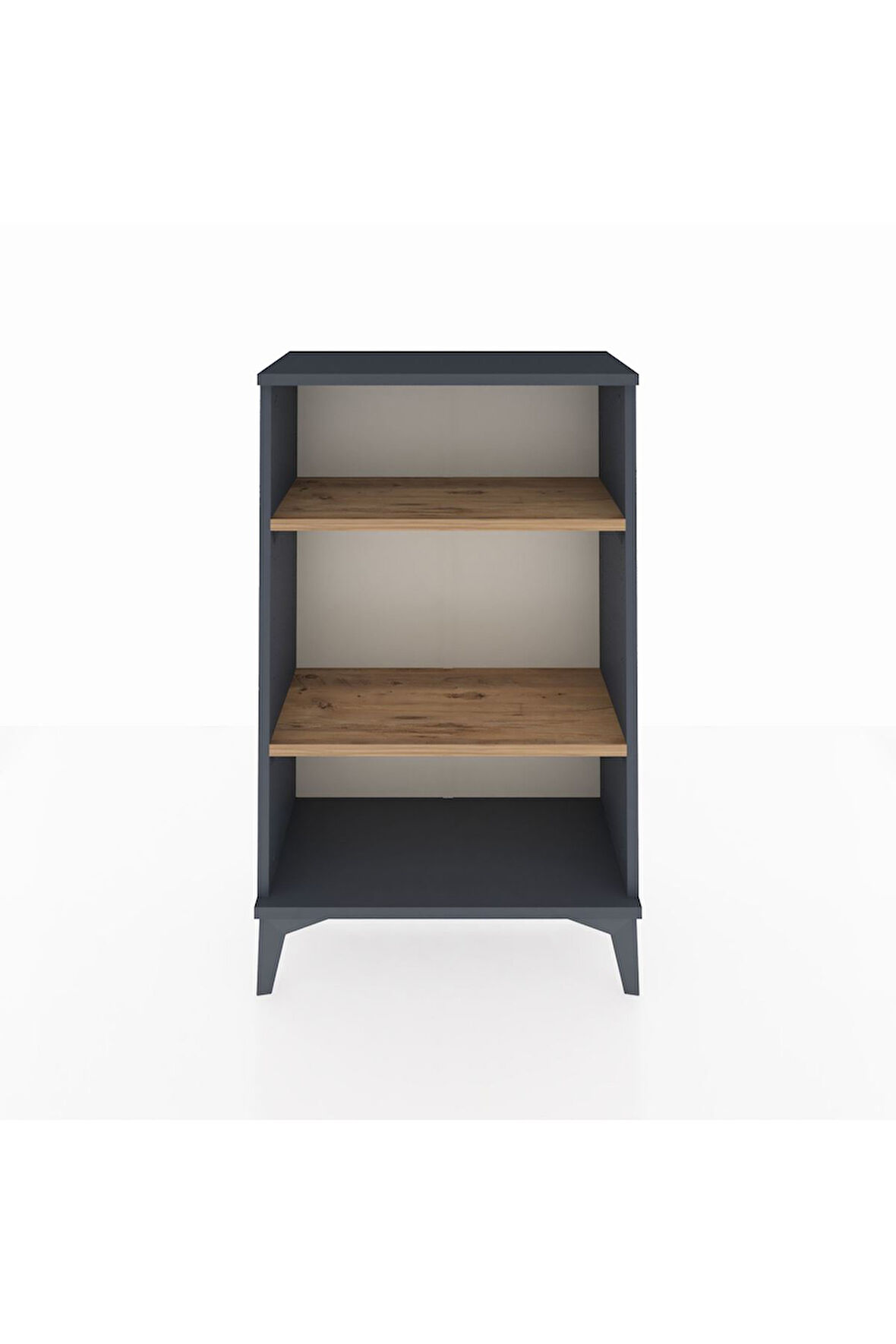 Arges Komodin 2 Raflı 60x30x96 Antrasit-Çam