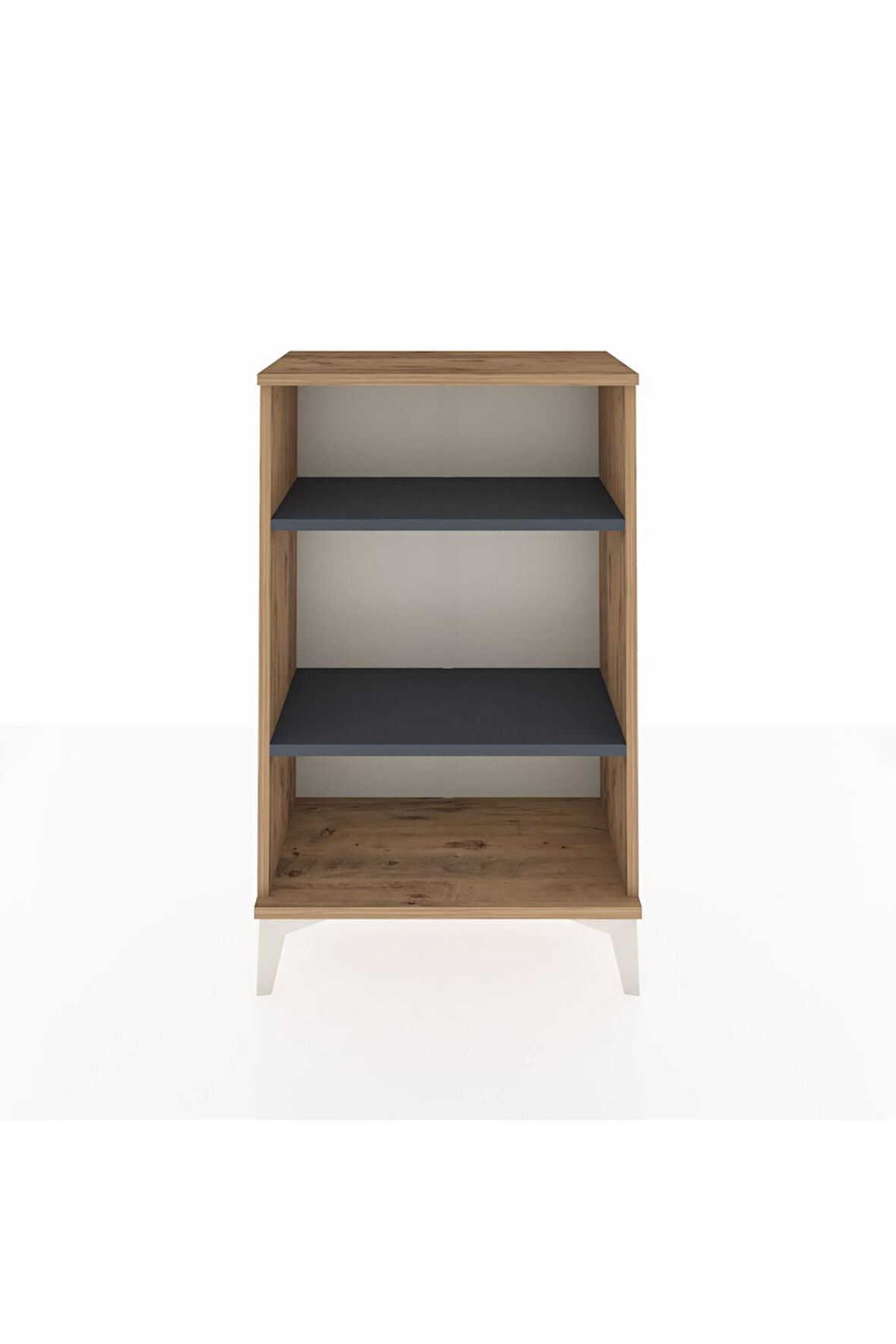 Arges Komodin 2 Raflı 60x30x96 Çam-Antrasit