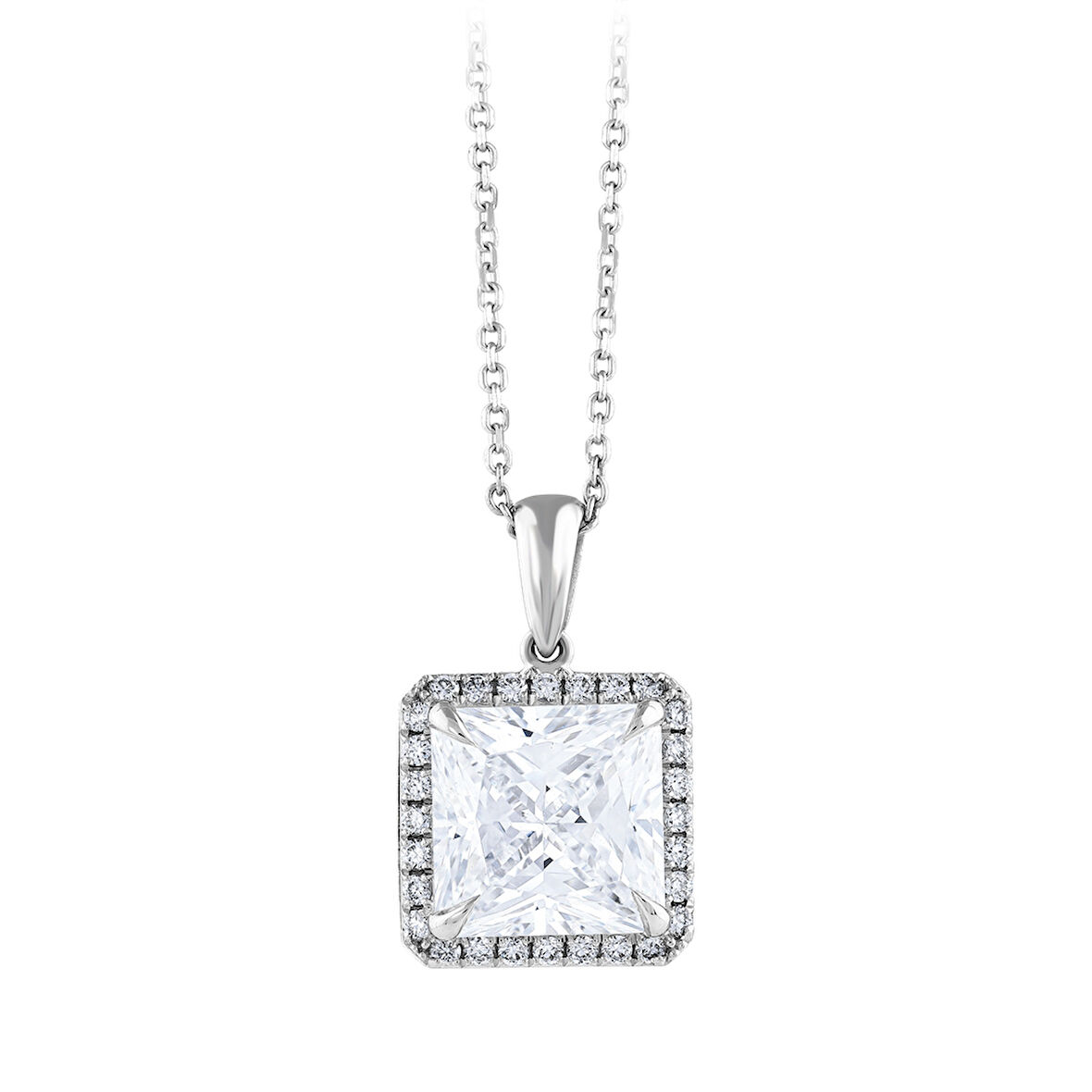 0.13 Karat Topaz Taşlı Pırlanta Kolye