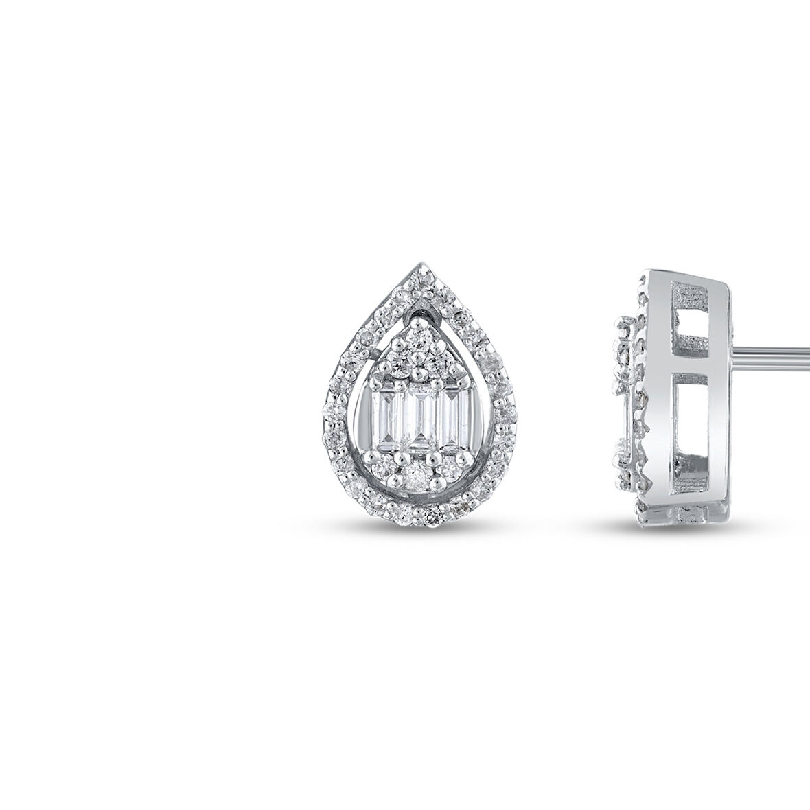 Baget Pırlanta küpe