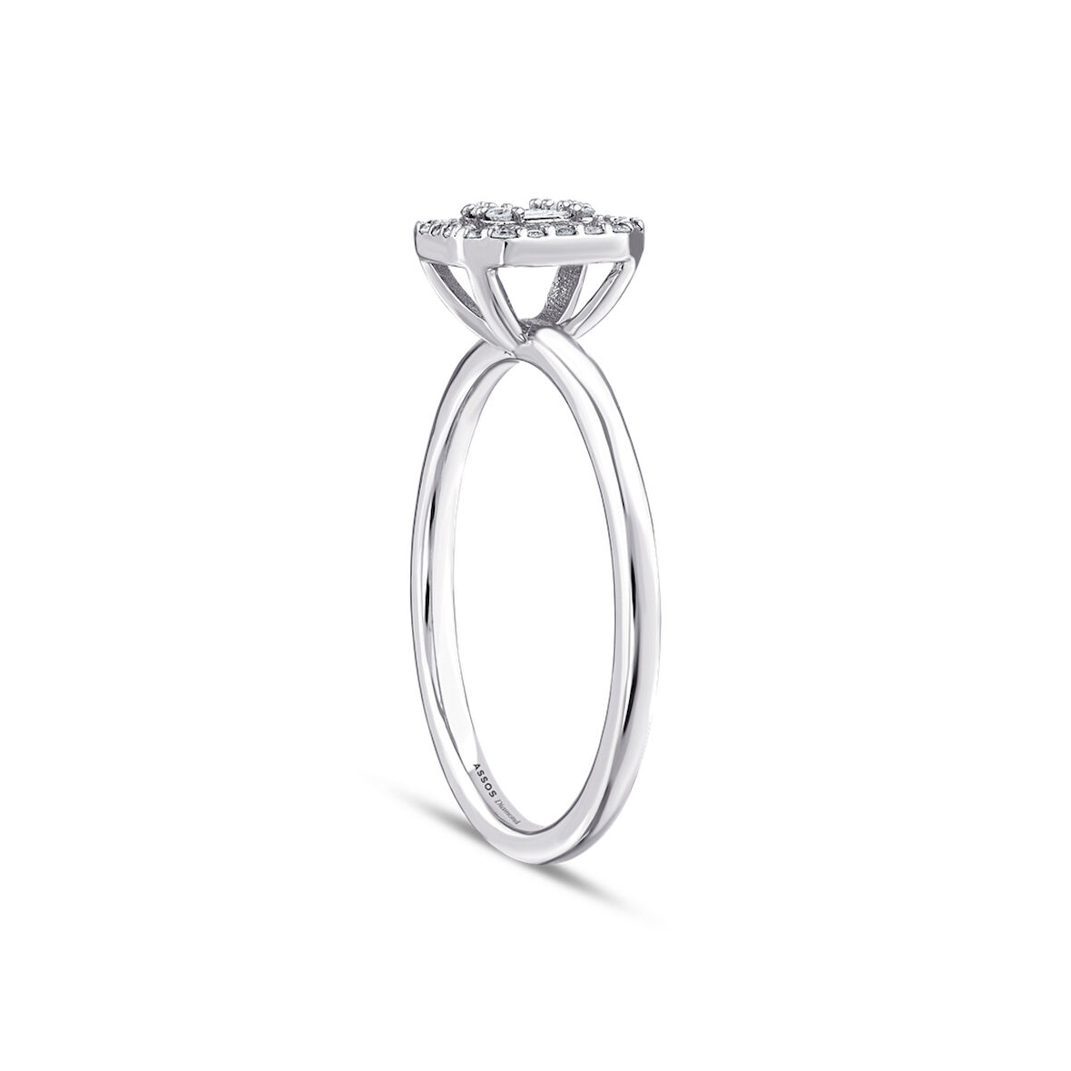 0.20 Karat Baget Pırlanta Yüzük