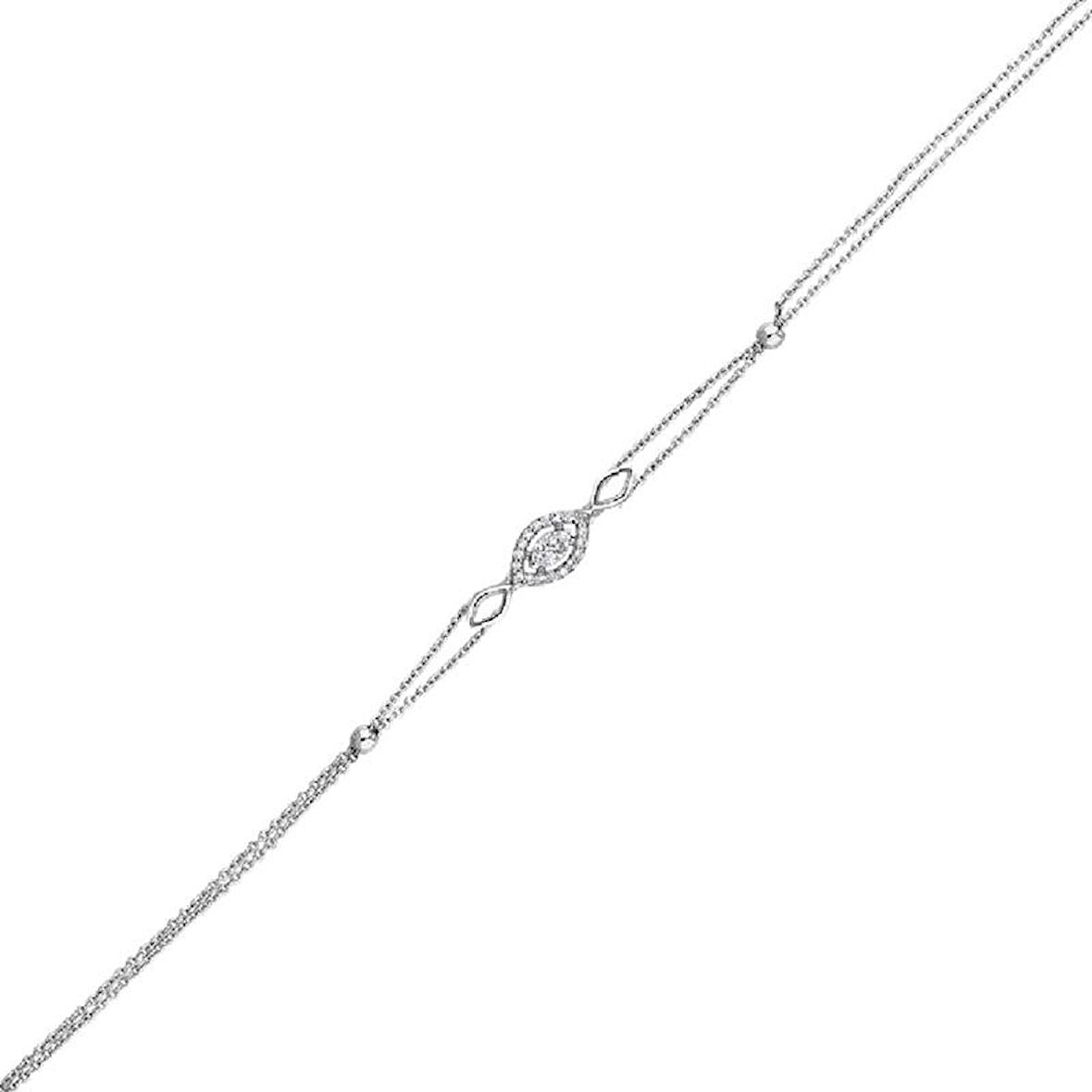 0.12 Karat Pırlanta Tasarım Bileklik