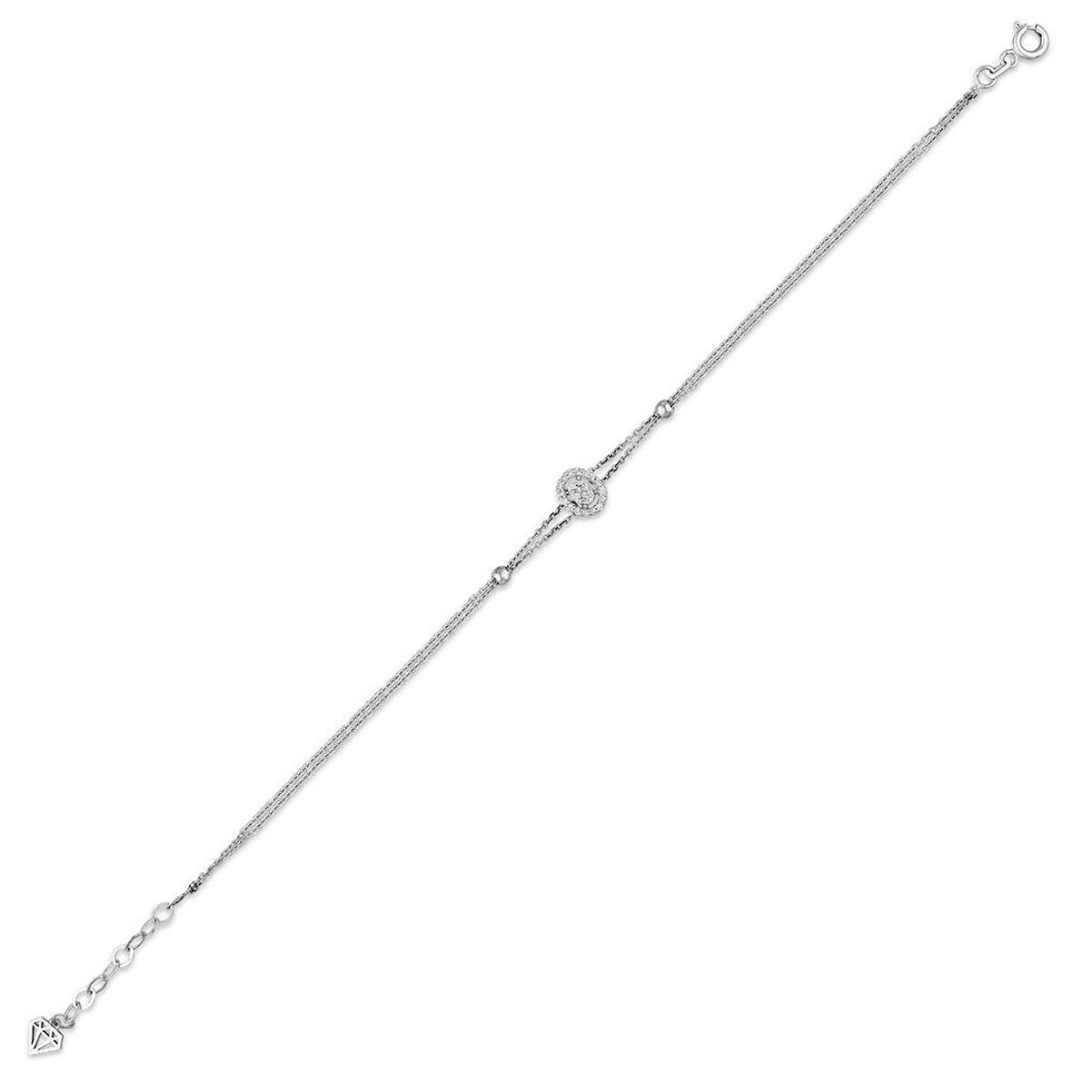 0.11 Karat Pırlanta Tasarım Bileklik