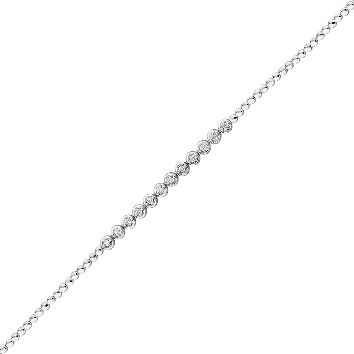 0.27 Karat Pırlanta Su Yolu Bileklik