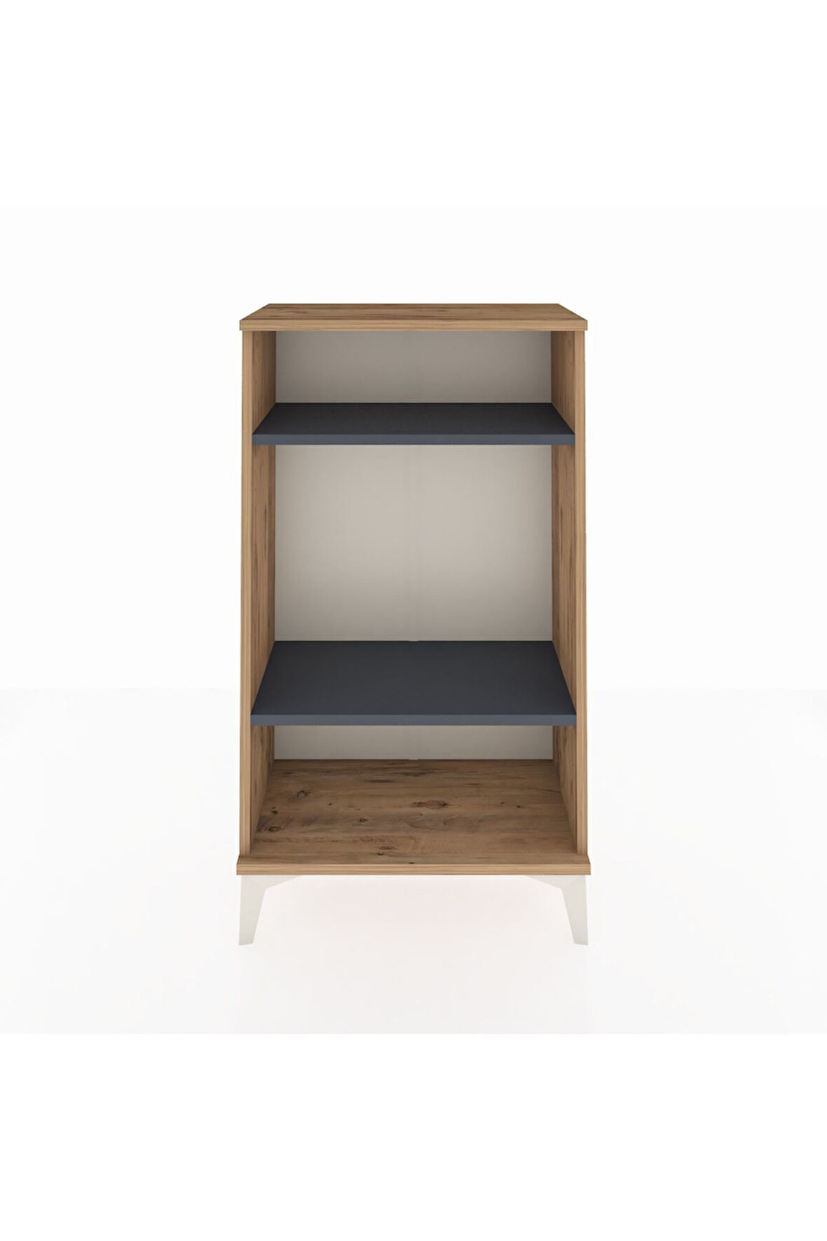 Arges Komodin 2 Raflı 60x30x106 Çam-Antrasit