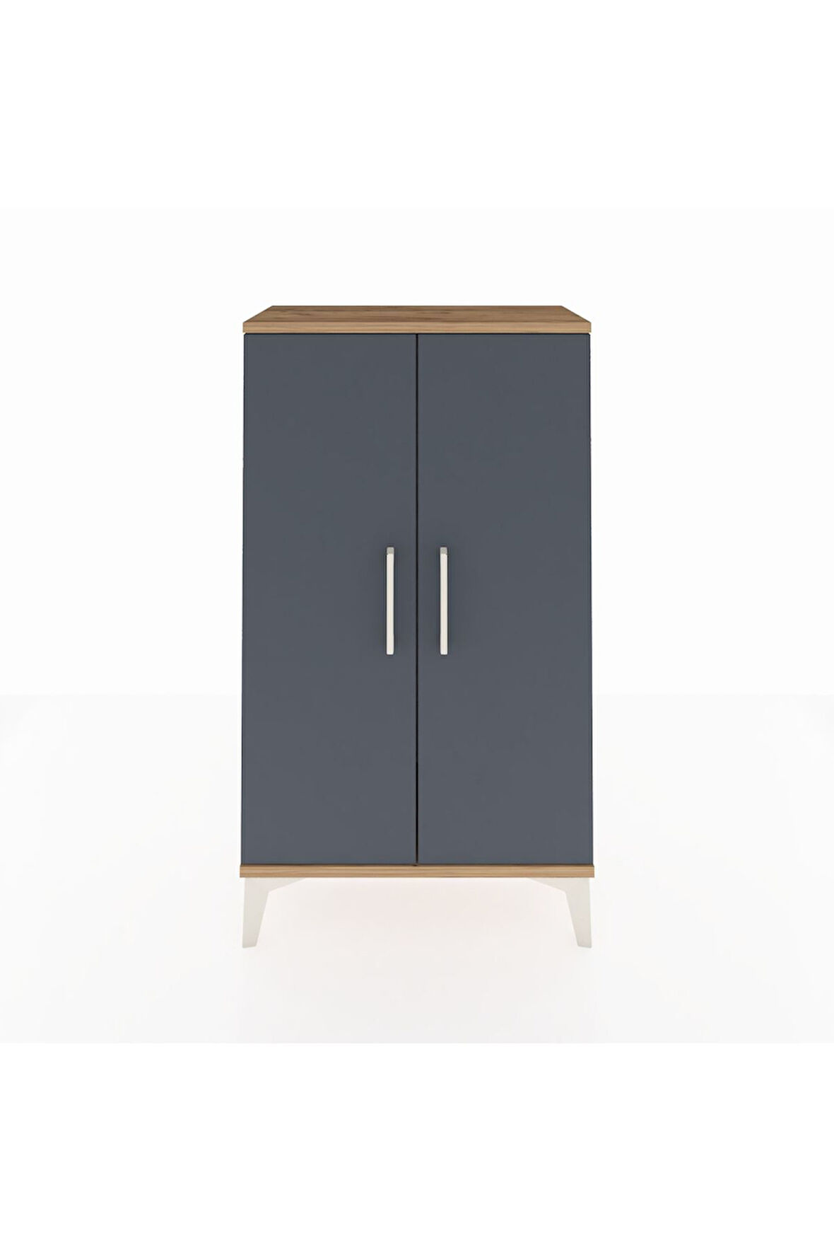 Arges Komodin 2 Kapaklı 60x30x106 Çam-Antrasit