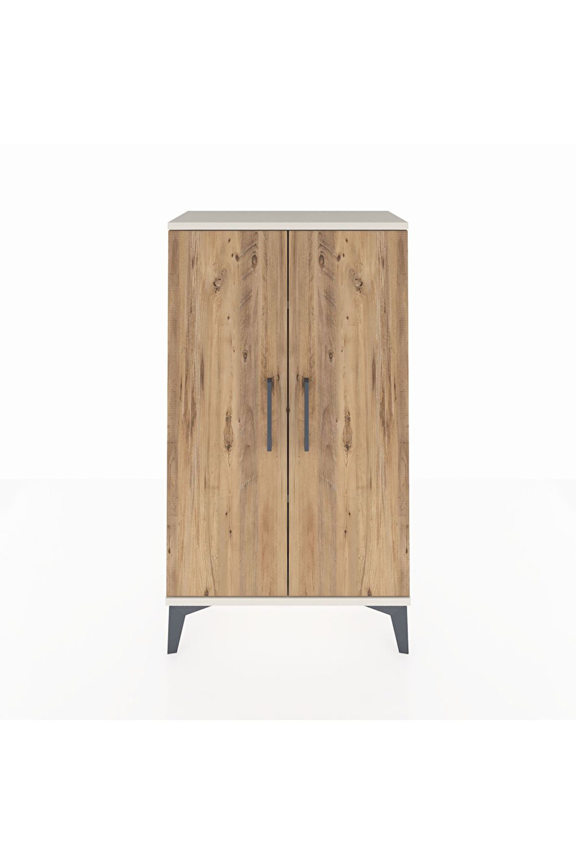 Arges Komodin 2 Raflı 2 Kapaklı 60x30x106 Aytaşı-Çam