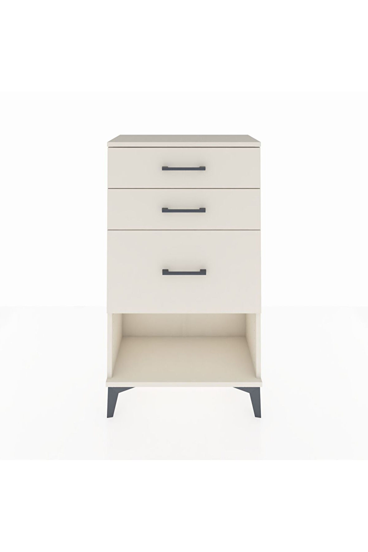 Arges Komodin 3 Çekmeceli 60x30x106 Aytaşı-Aytaşı