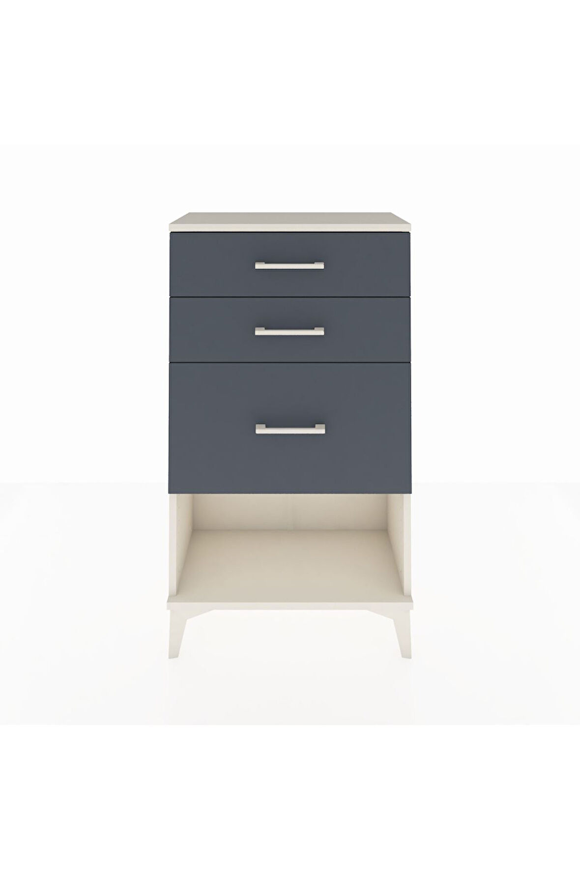 Arges Komodin 3 Çekmeceli 60x30x106 Aytaşı-Antrasit