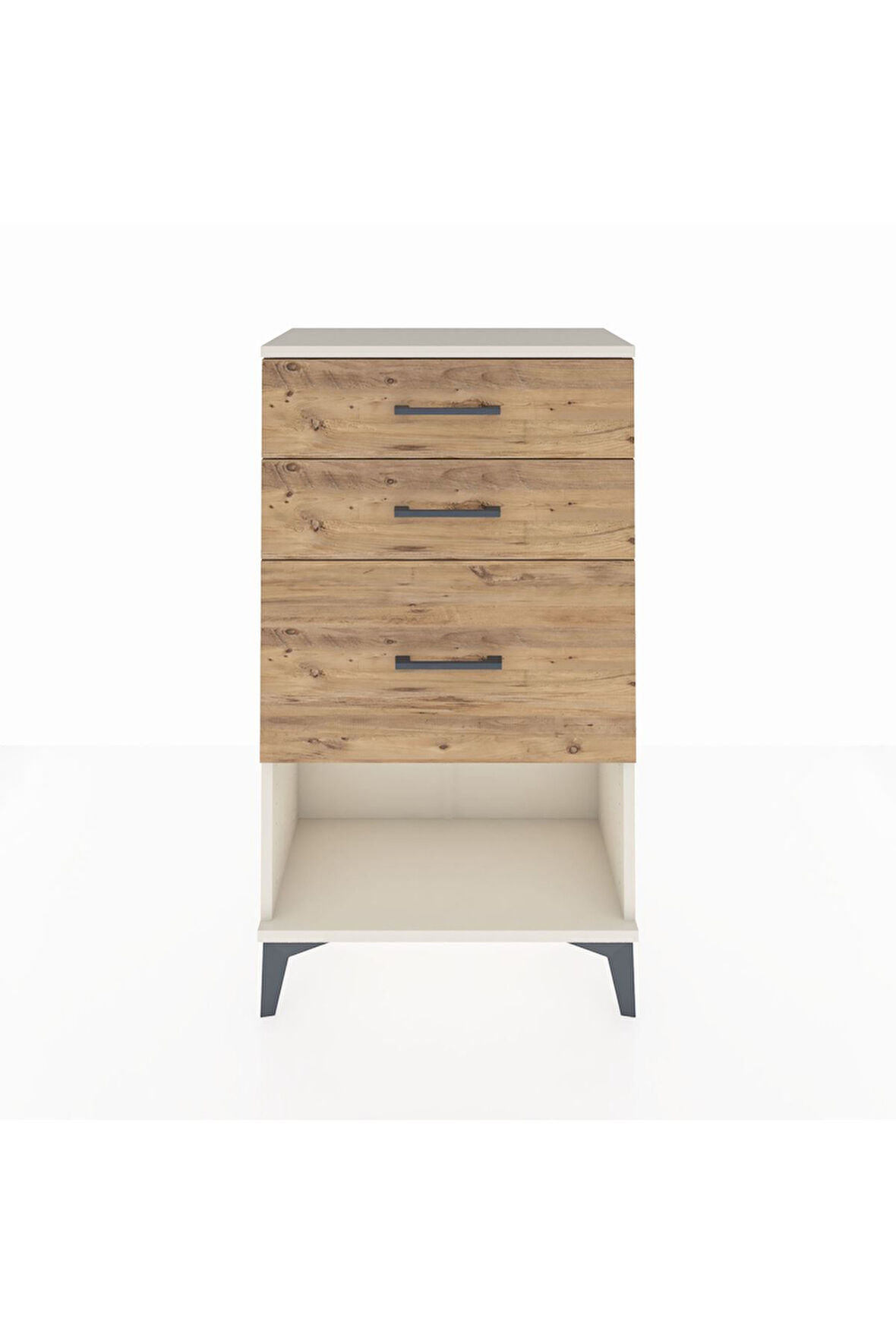 Arges Komodin 3 Çekmeceli 60x30x106 Aytaşı-Çam