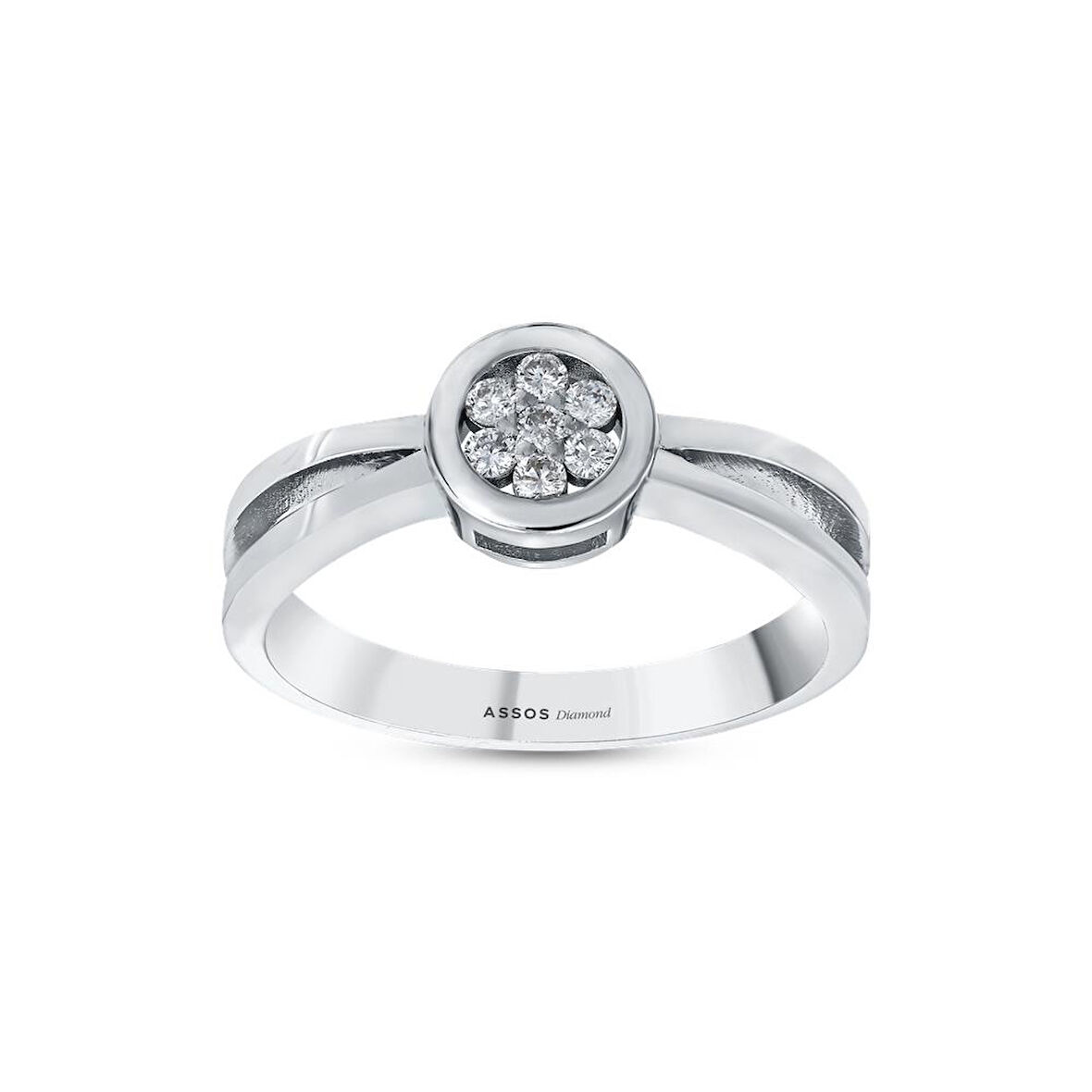 0.18 Karat Pırlanta Fantezi Yüzük