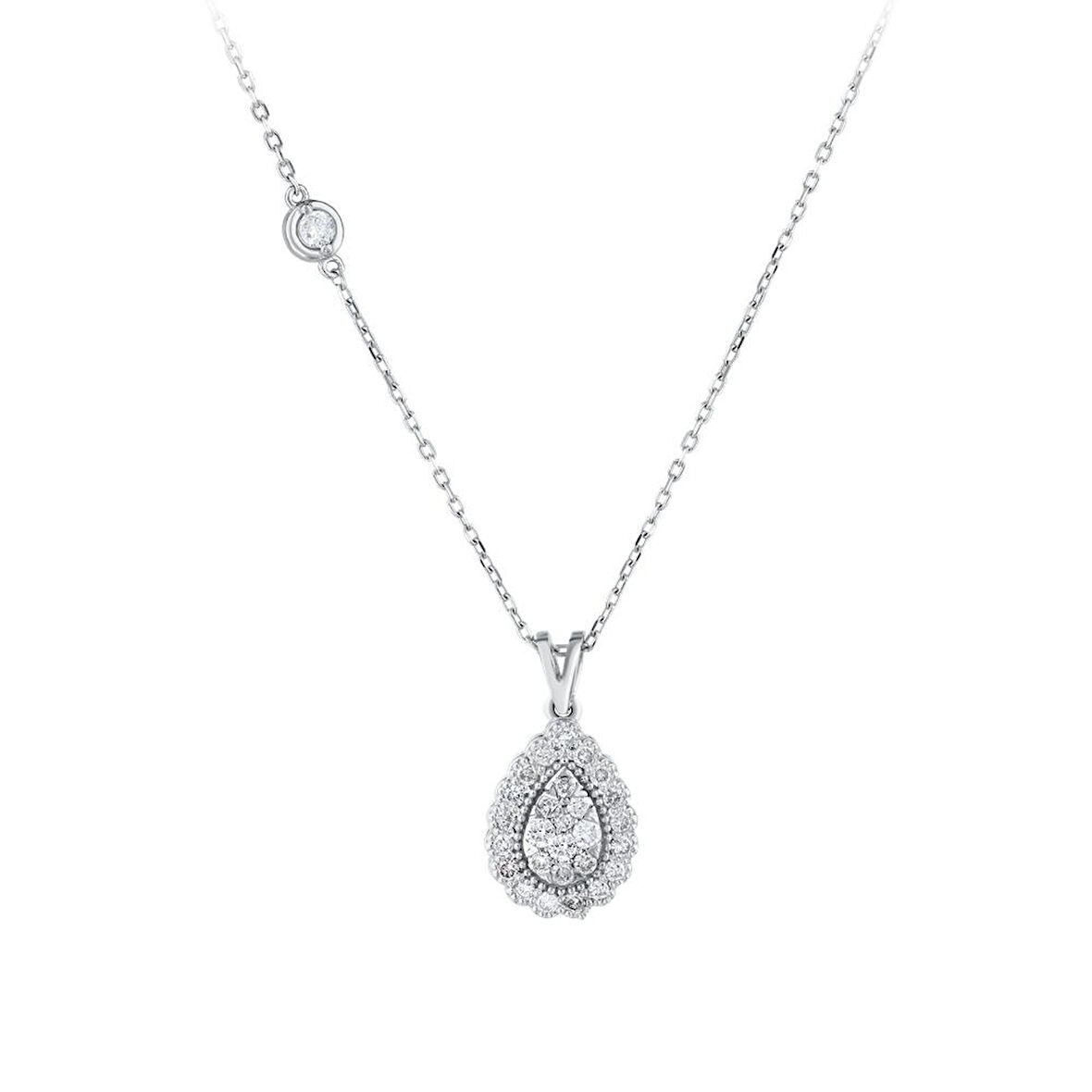 0.32 Karat Pırlanta Fantezi Kolye