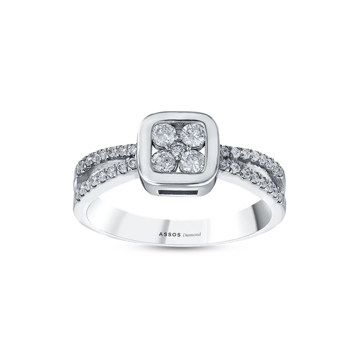 0.22 Karat Pırlanta Fantezi Yüzük