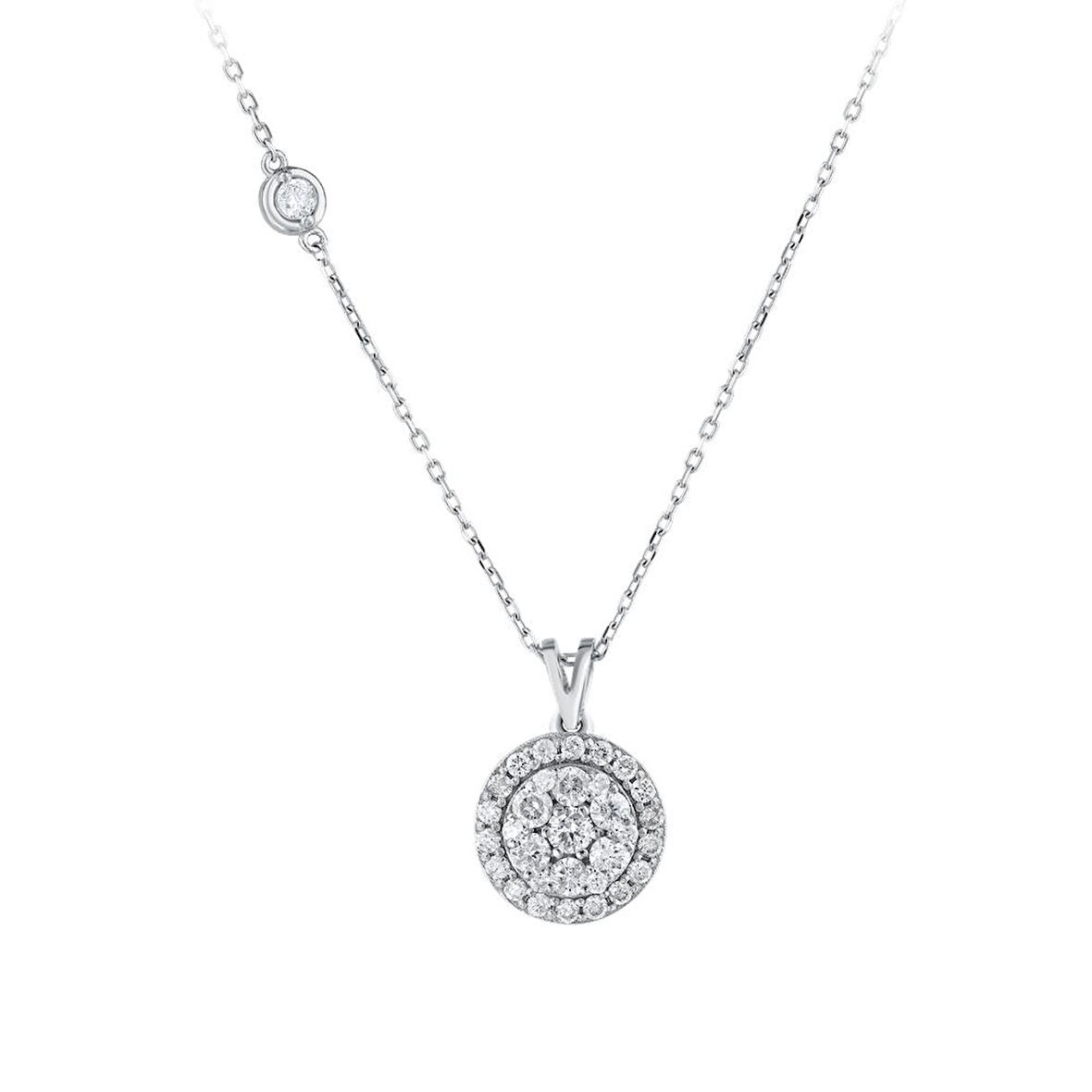 0.23 Karat Pırlanta Fantezi Kolye