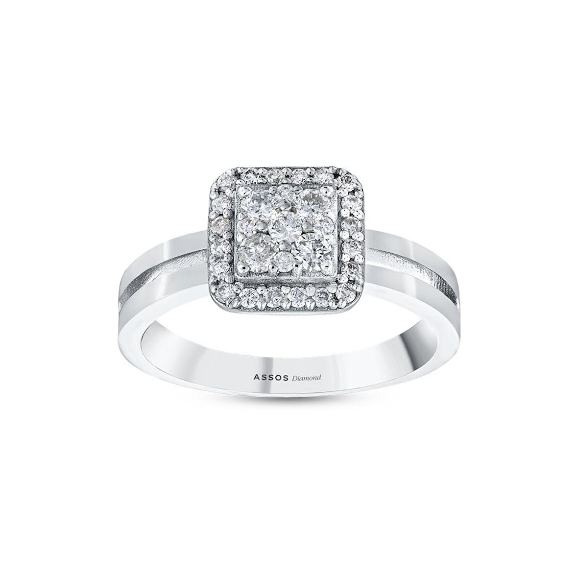 0.38 Karat Pırlanta Fantezi Yüzük