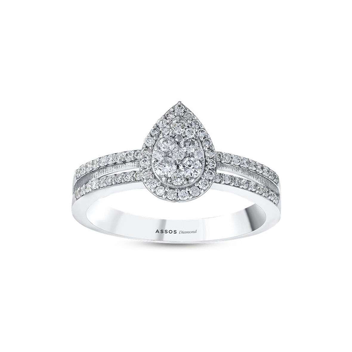 0.38 Karat Pırlanta Fantezi Yüzük