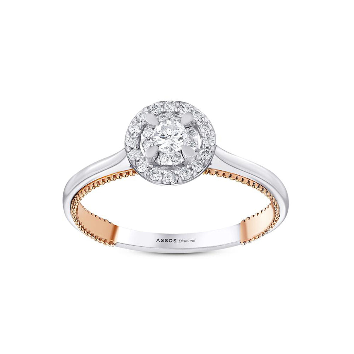 0.22 Karat Pırlanta Fantezi Yüzük