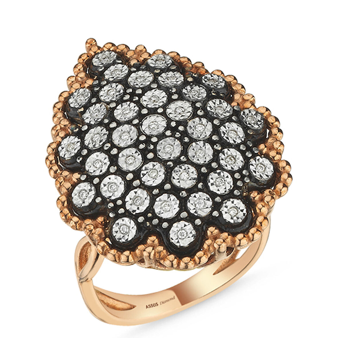 0.20 Karat Elmas Fantezi Yüzük