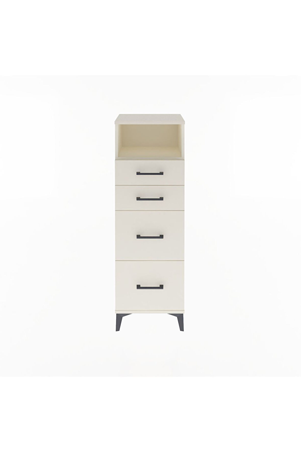 Arges Dolap Tek Raflı 4 Çekmeceli 44x30x134 Aytaşı-Aytaşı