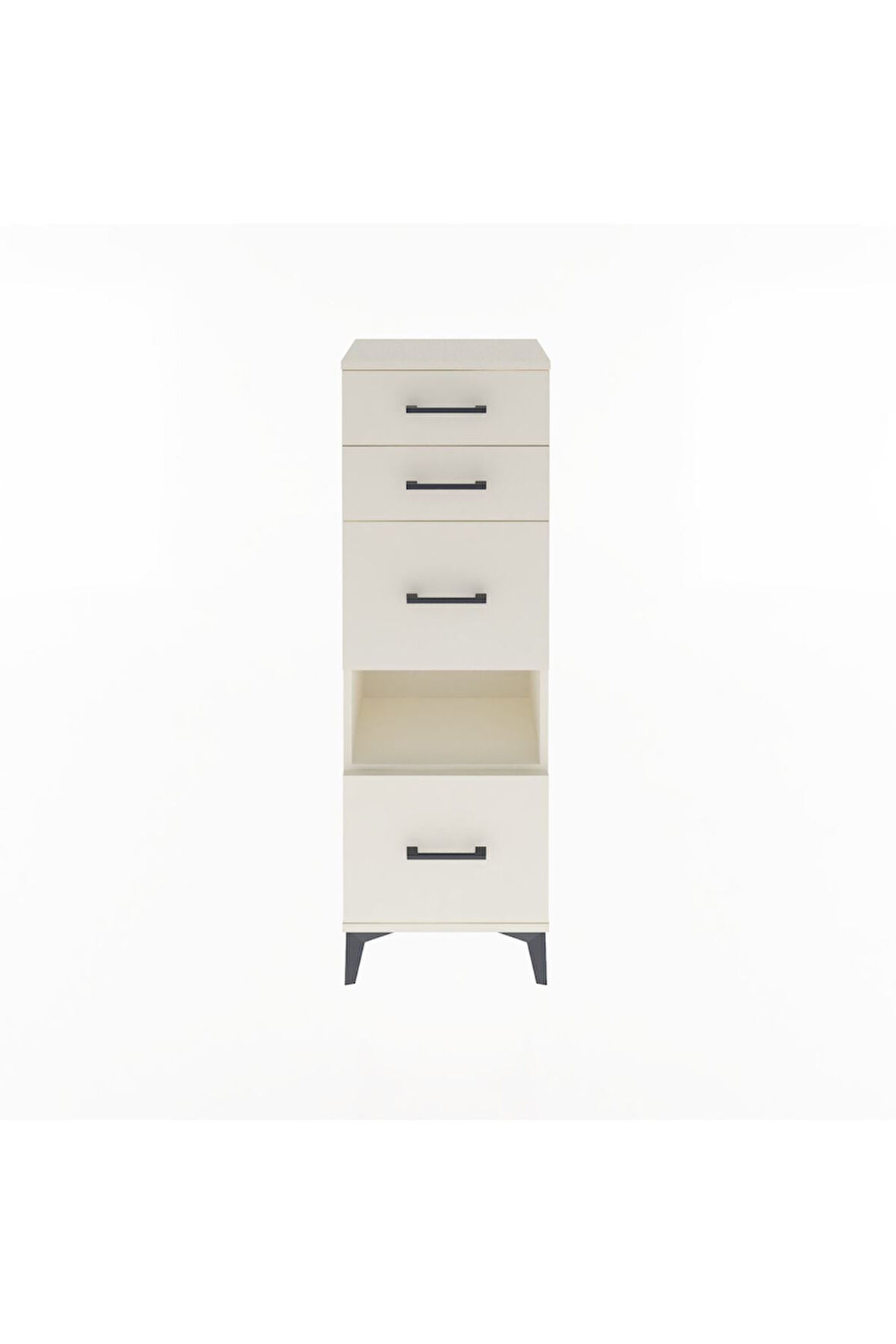 Arges Dolap Tek Raflı 4 Çekmeceli 44x30x134 Aytaşı-Aytaşı