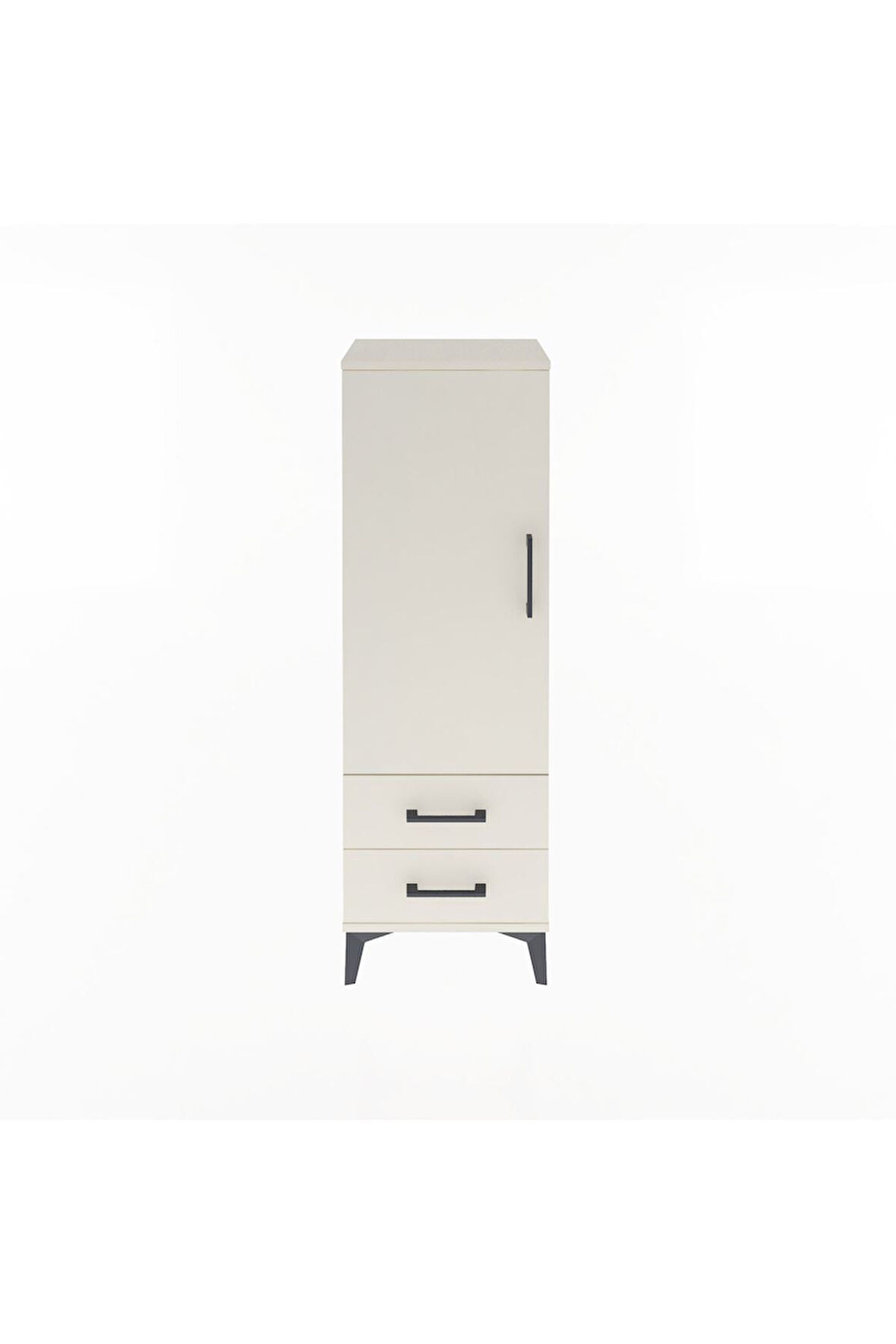 Arges Dolap 3 Raflı 2 Çekmeceli Tek Kapaklı 44x30x134 Aytaşı-Aytaşı