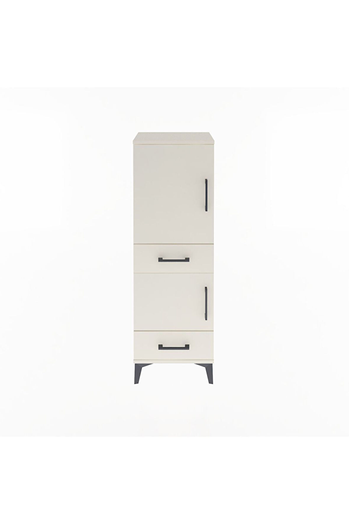 Arges Dolap 3 Raflı 2 Çekmeceli 2 Kapaklı 44x30x134 Aytaşı-Aytaşı