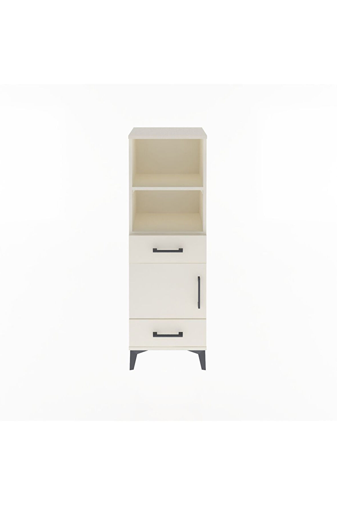 Arges Dolap 3 Raflı 2 Çekmeceli Tek Kapaklı 44x30x134 Aytaşı-Aytaşı