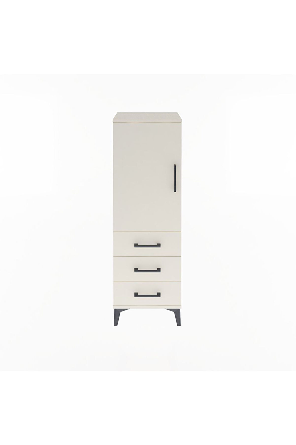 Arges Dolap 2 Raflı 3 Çekmeceli Tek Kapaklı 44x30x134 Aytaşı-Aytaşı