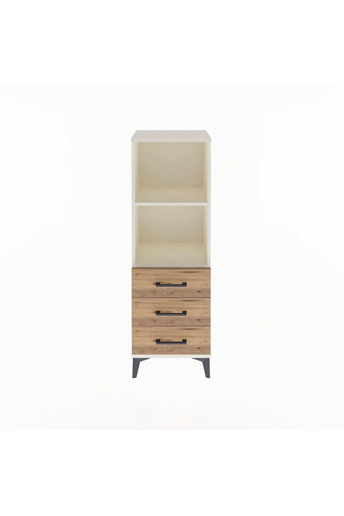 Arges Dolap 2 Raflı 3 Çekmeceli 44x30x134 Aytaşı-Çam