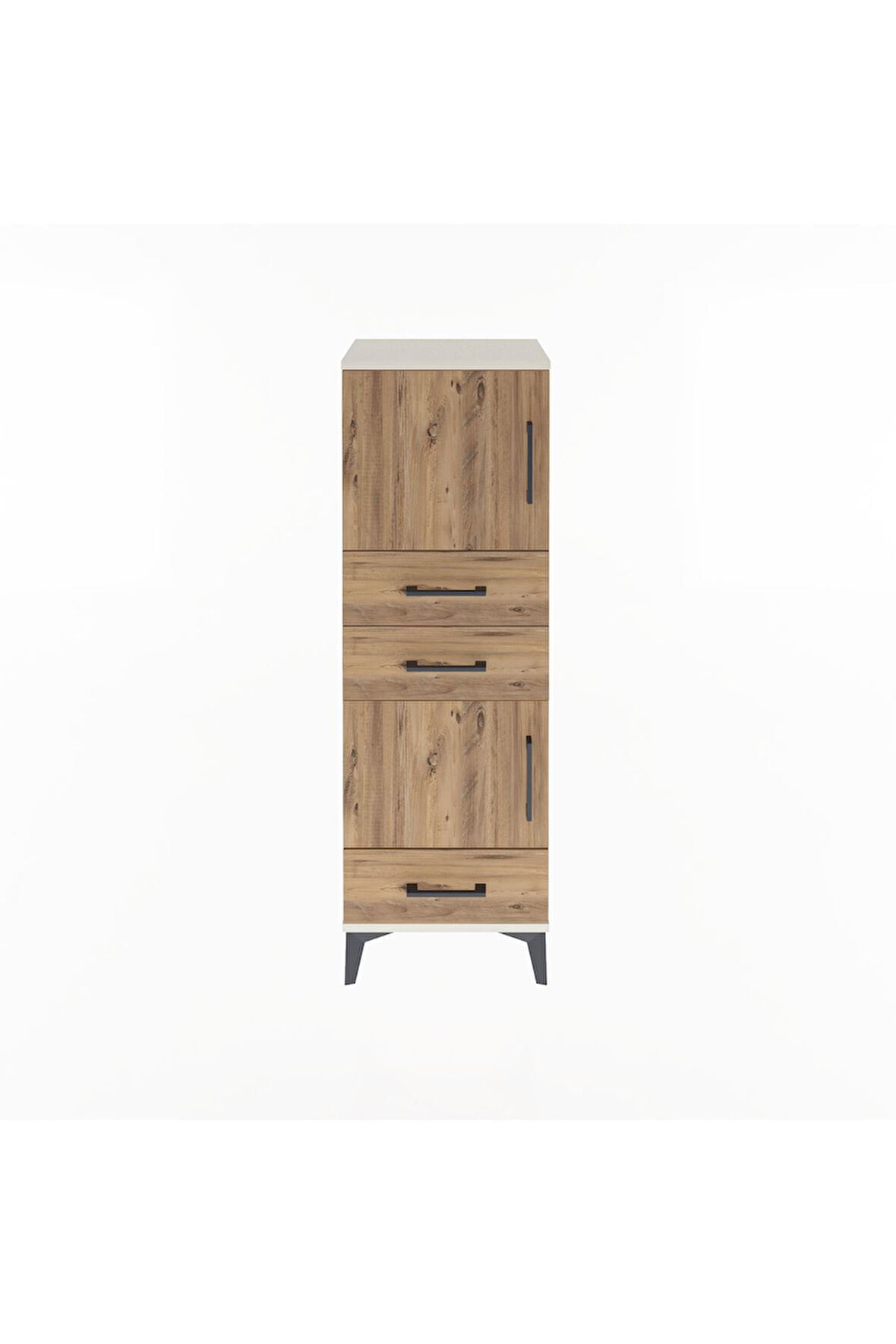 Arges Dolap 2 Raflı 3 Çekmeceli 2 Kapaklı 44x30x134 Aytaşı-Çam