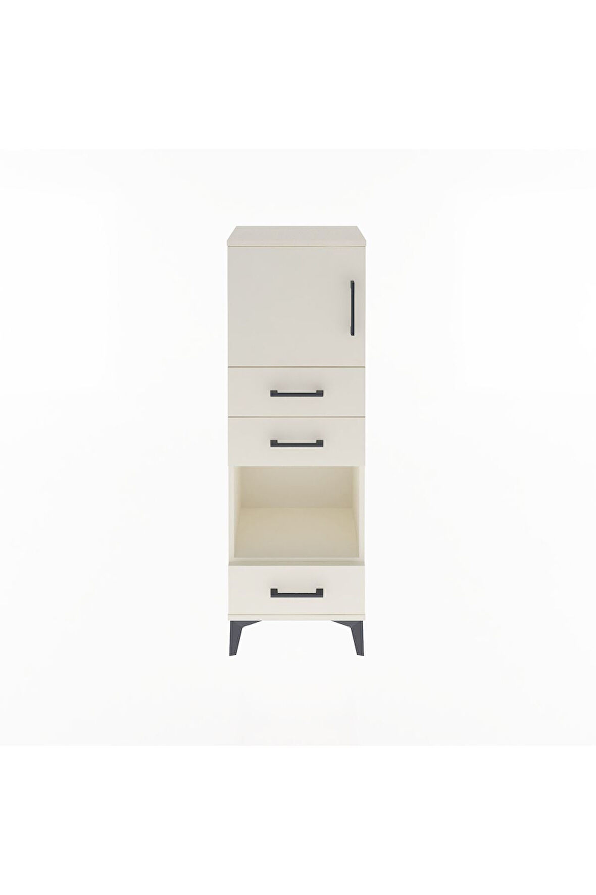 Arges Dolap 2 Raflı 3 Çekmeceli Tek Kapaklı 44x30x134 Aytaşı-Aytaşı