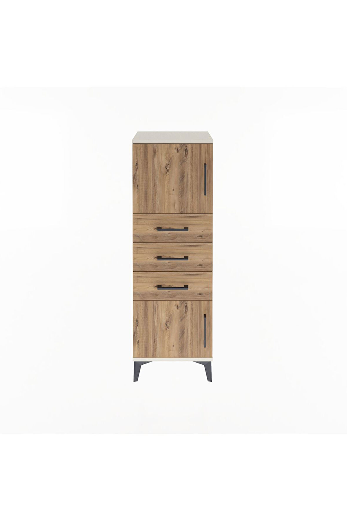 Arges Dolap 2 Raflı 3 Çekmeceli 2 Kapaklı 44x30x134 Aytaşı-Çam