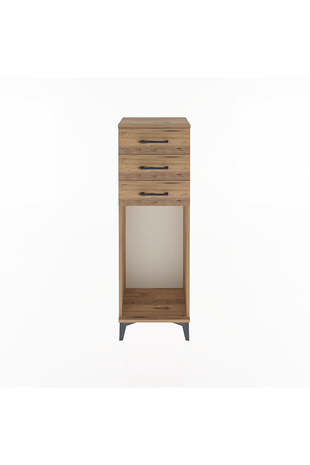 Arges Dolap 3 Çekmeceli 44x30x134 Çam-Çam