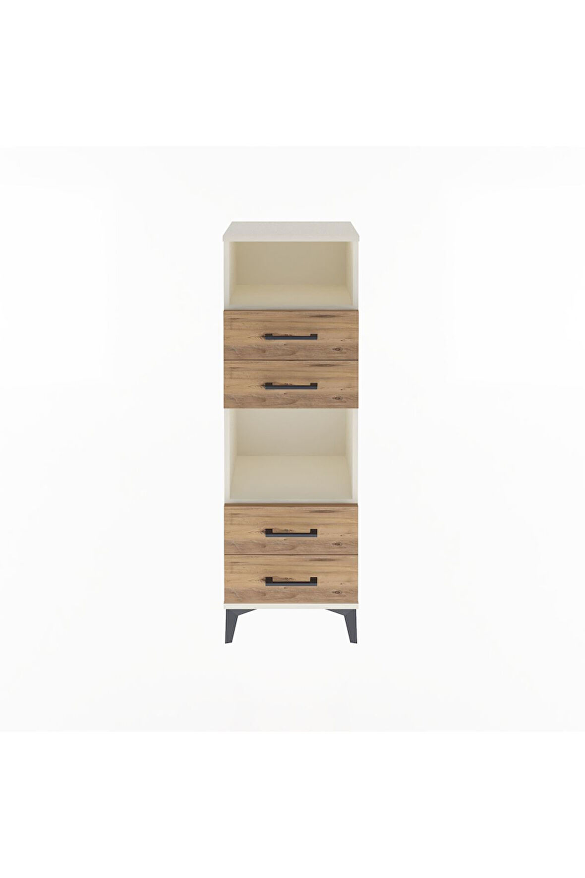 Arges Dolap 2 Raflı 4 Çekmeceli 44x30x134 Aytaşı-Çam