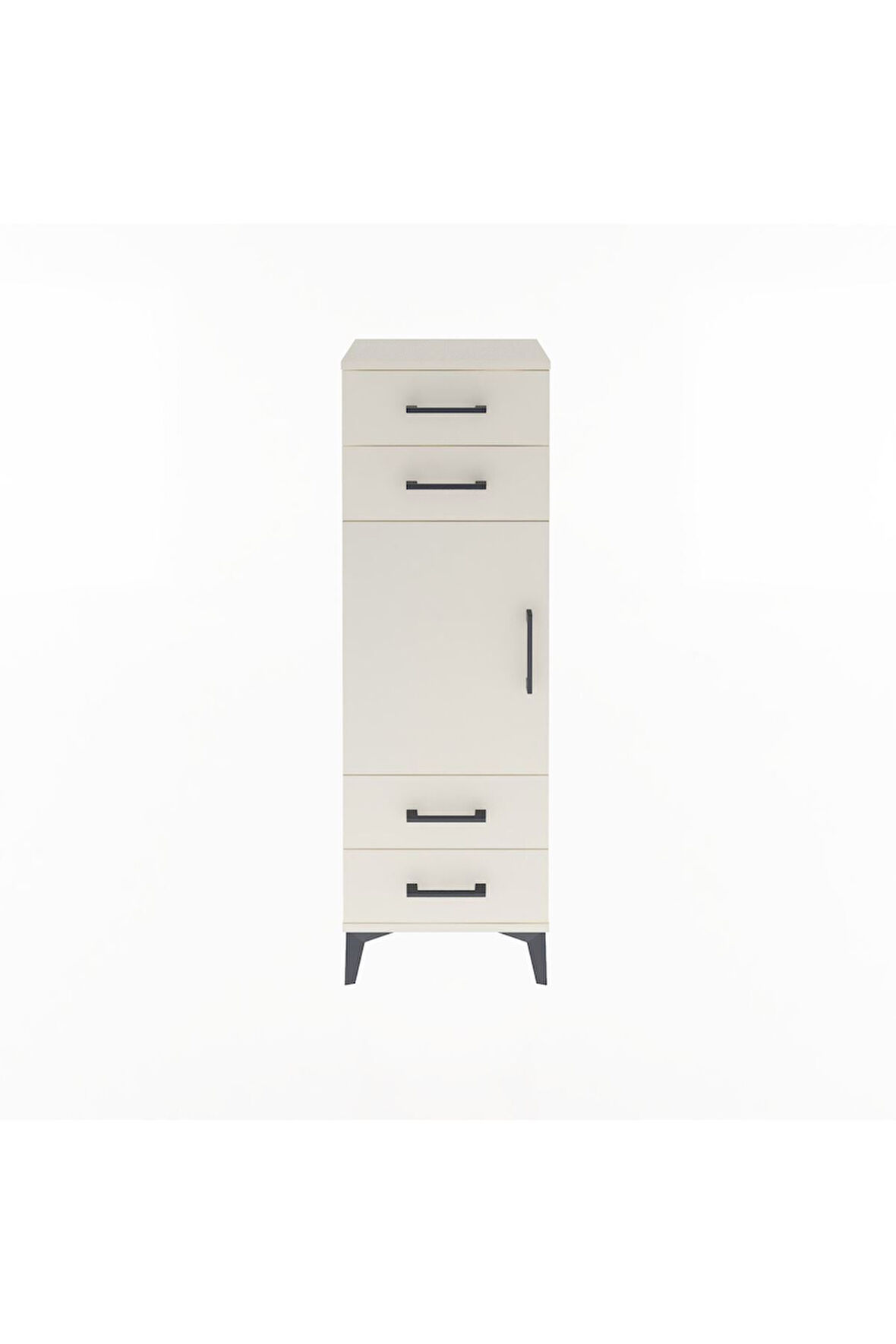 Arges Dolap 2 Raflı 4 Çekmeceli Tek Kapaklı 44x30x134 Aytaşı-Aytaşı