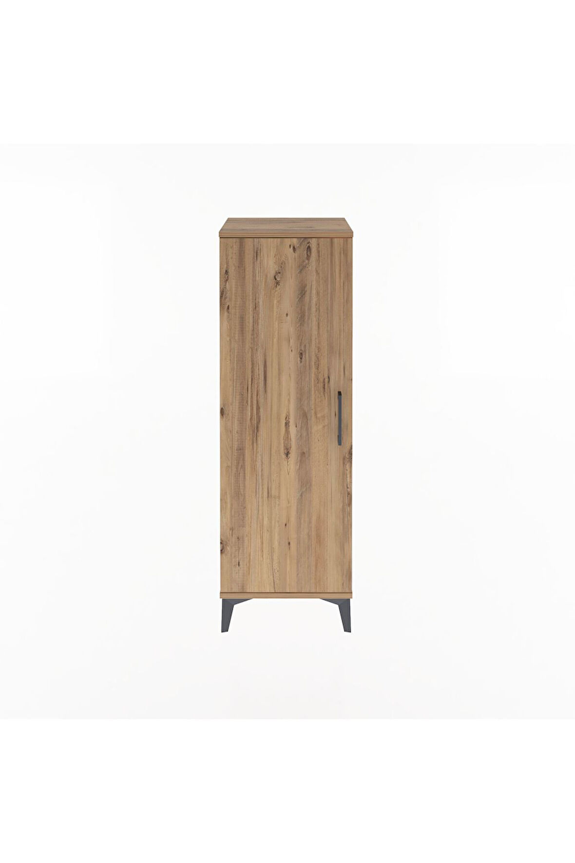 Arges Dolap Tek Kapaklı Tek Askılı 44x30x134 Çam-Çam