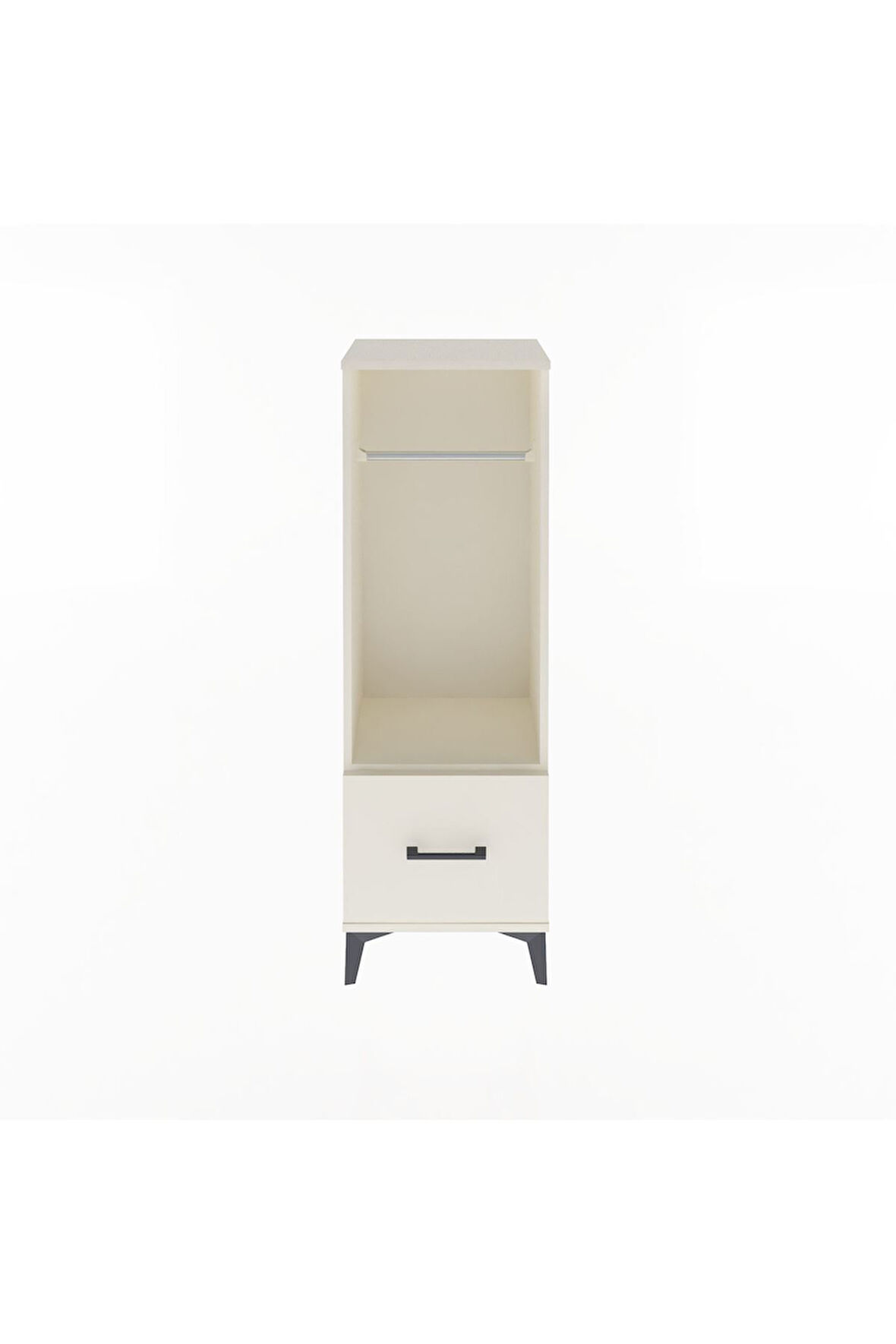 Arges Dolap Tek Raflı Tek Çekmeceli Tek Askılı 44x30x134 Aytaşı-Aytaşı