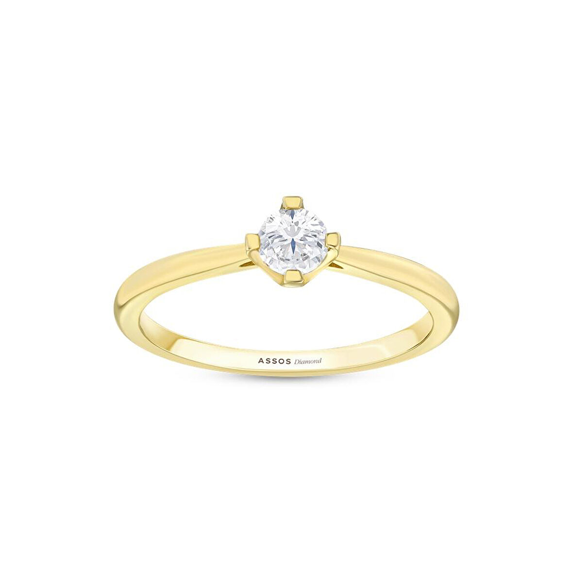 0.30 Karat Pırlanta Tektaş Yüzük