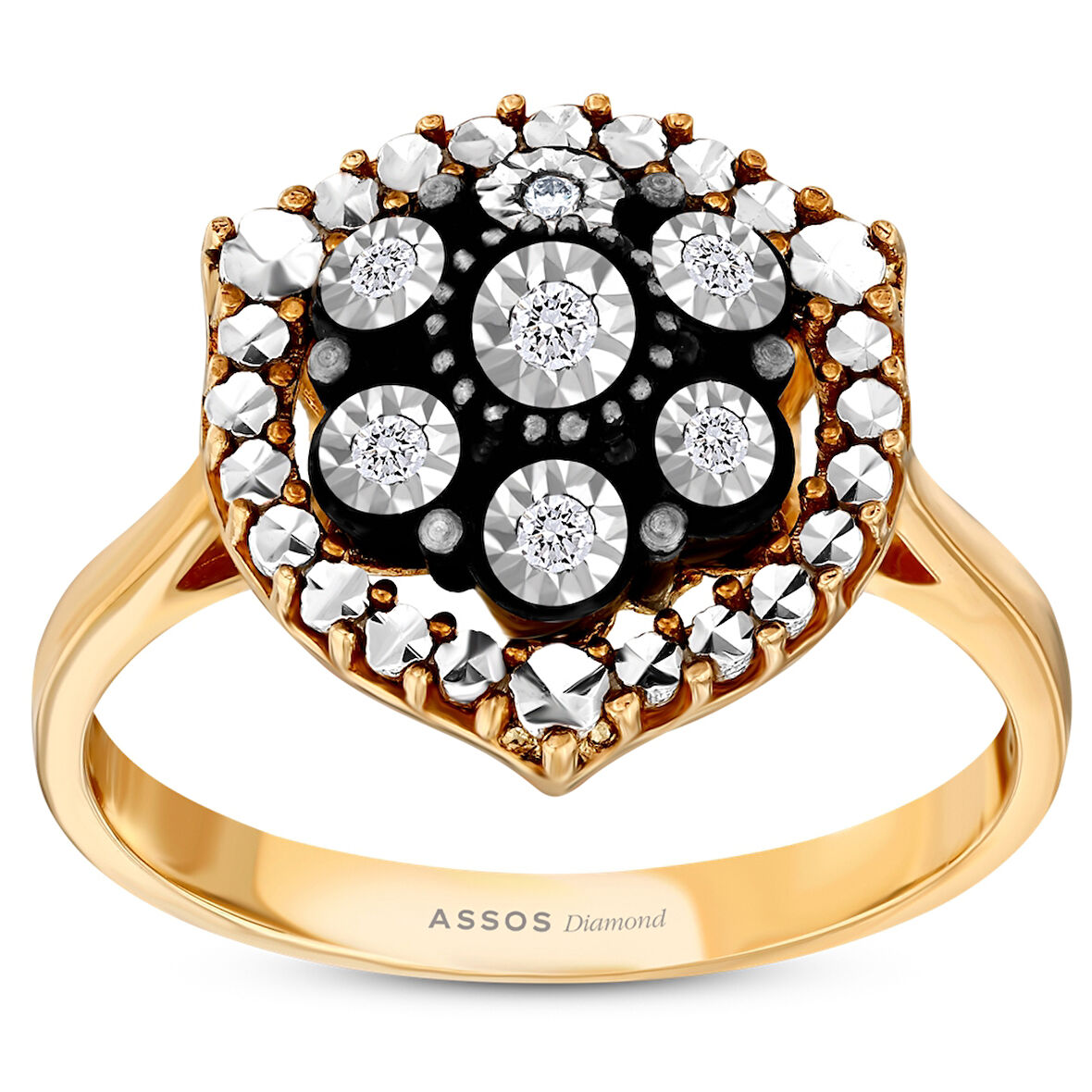 0.02 Karat Elmas Fantezi Yüzük