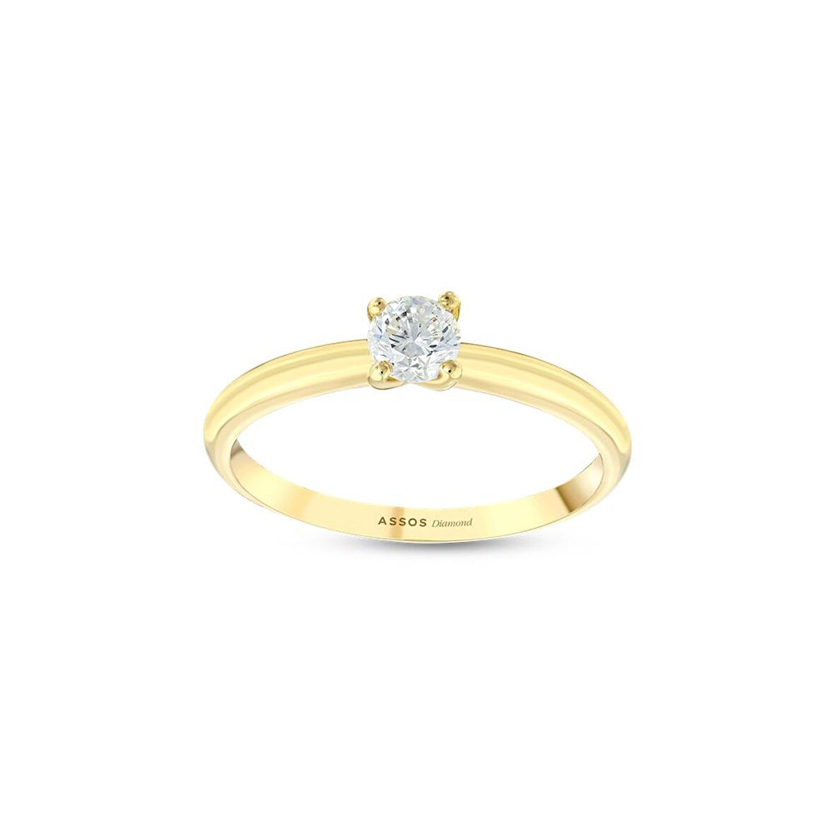 0.30 Karat Pırlanta Tektaş Yüzük