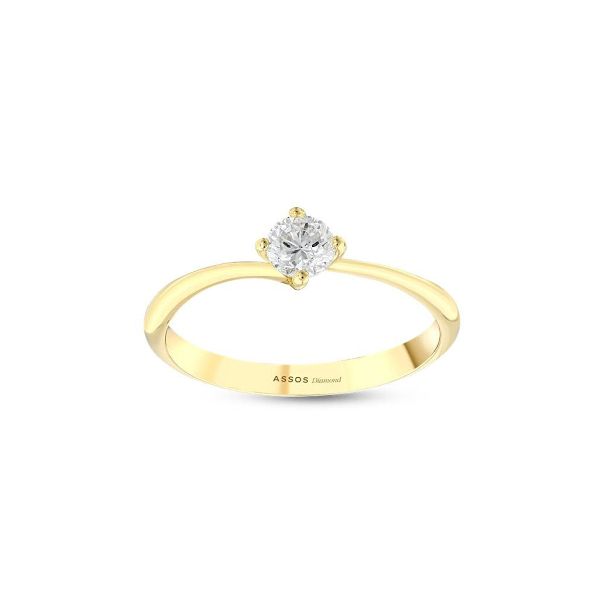 0.30 Karat Pırlanta Tektaş Yüzük